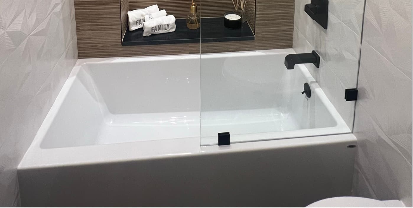 Clamps (Clips) mounting method for glass shower panels